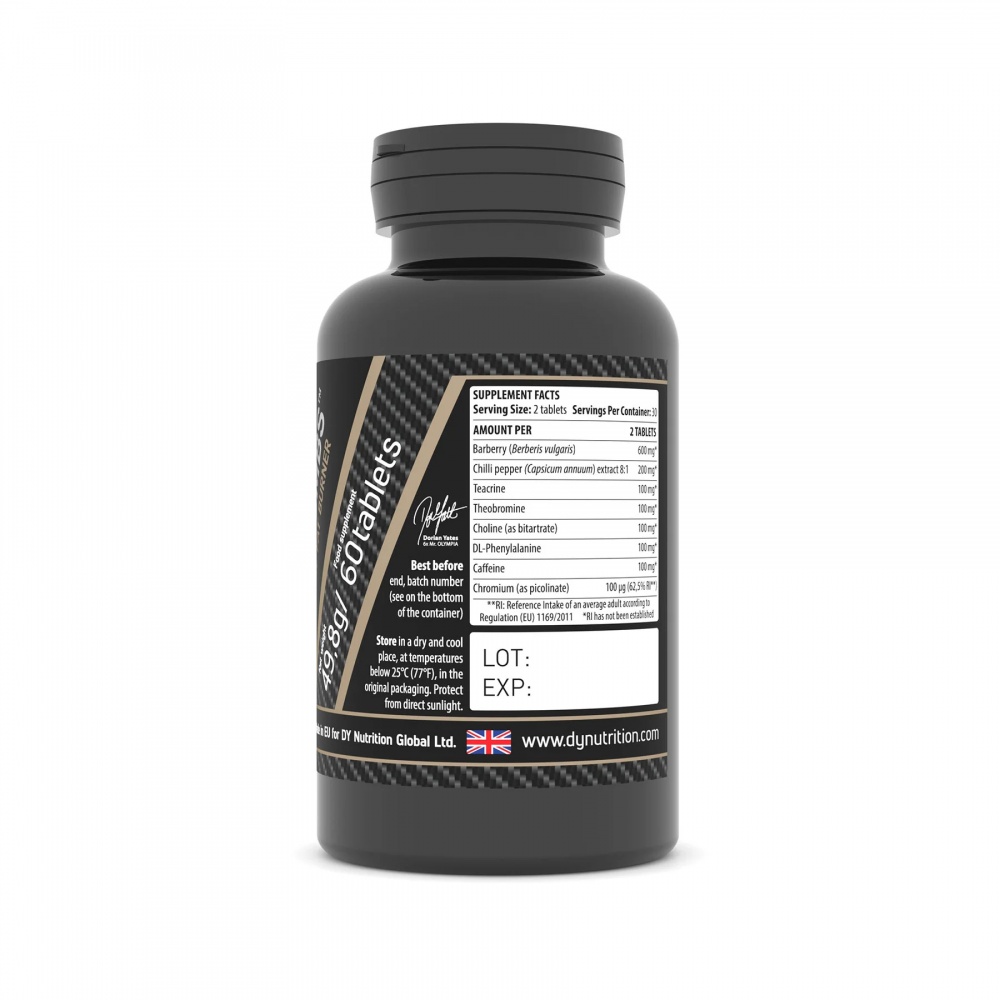 Жиросжигатели Dorian Yates Nutrition BlackBombs 60 таб ( Дориан Йейтс БлекБомбс 60 таб) 