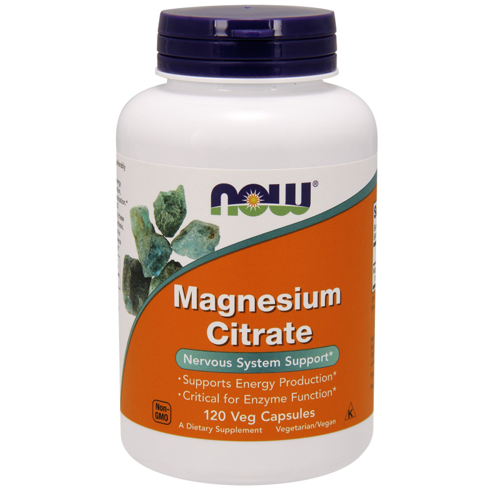 Магний NOW Magnesium Citrate 400 мг 120 капс (Нау Магний Цитрат 400 мг)
