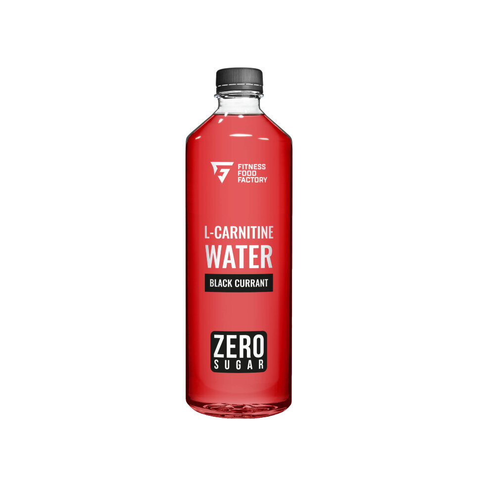 Напиток Fitness Food Factory L-Carnitine WATER 500 мл (Черная смородина)