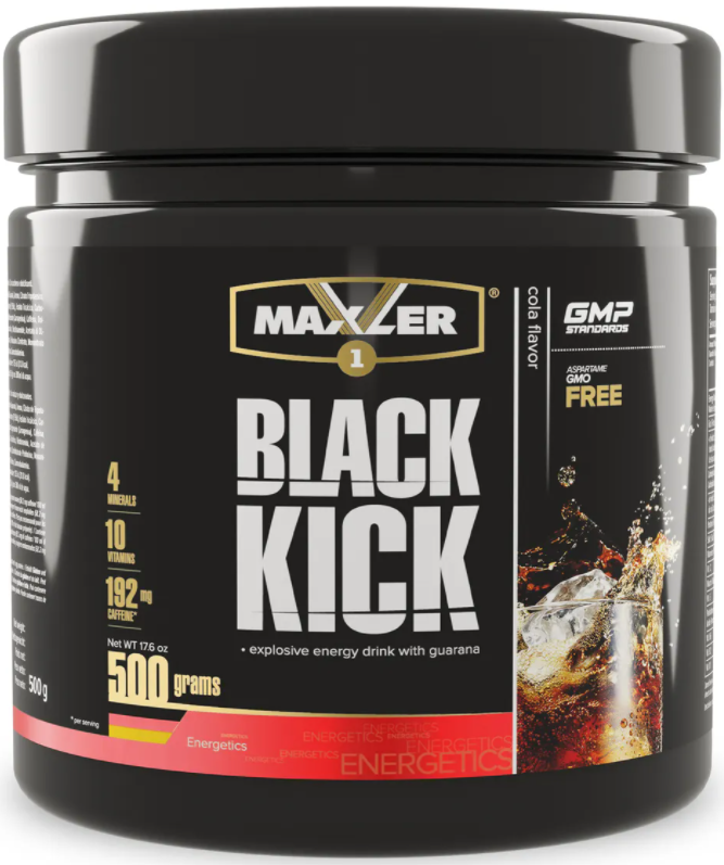 Изотоники Maxler Black Kick 500 гр (Макслер Блэк Кик 500 гр) (Кола)