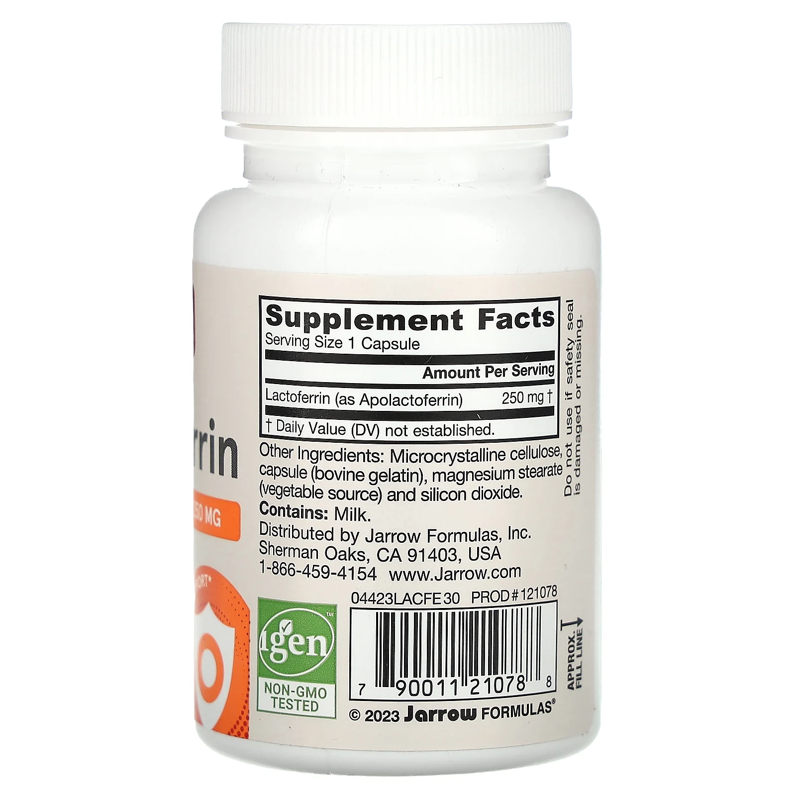 Jarrow Formuls Lactoferrin Caps 30 вкапс ( Жарров Лактоферрин 30 вкапс)