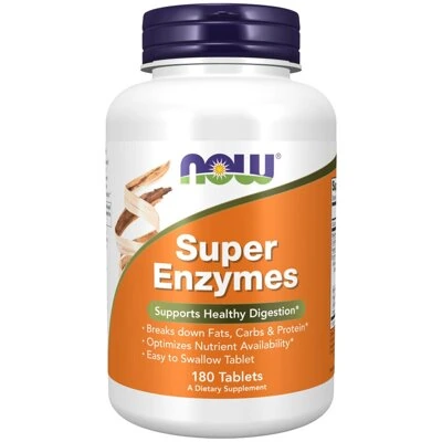 Ферменты NOW Super Enzymes 180 капс  (Нау Супер энзимы)Марка