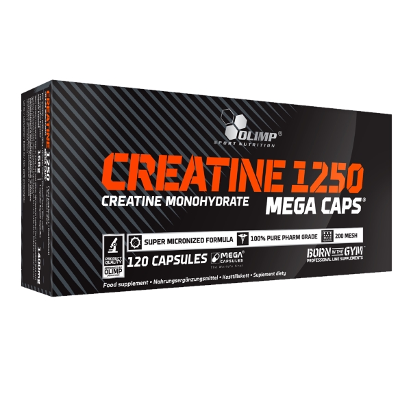 Креатин в капсулах OLIMP Creatine Mono Mega caps 1250 120 капс (Олимп Мега капс)