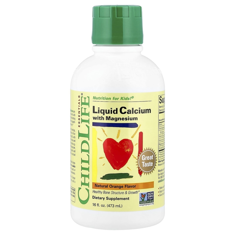 ChildLife Liquid Calcium with Magnesium 473 мл (ЧаилдЛайф Жидкий Кальций с Магнием 473 мл )