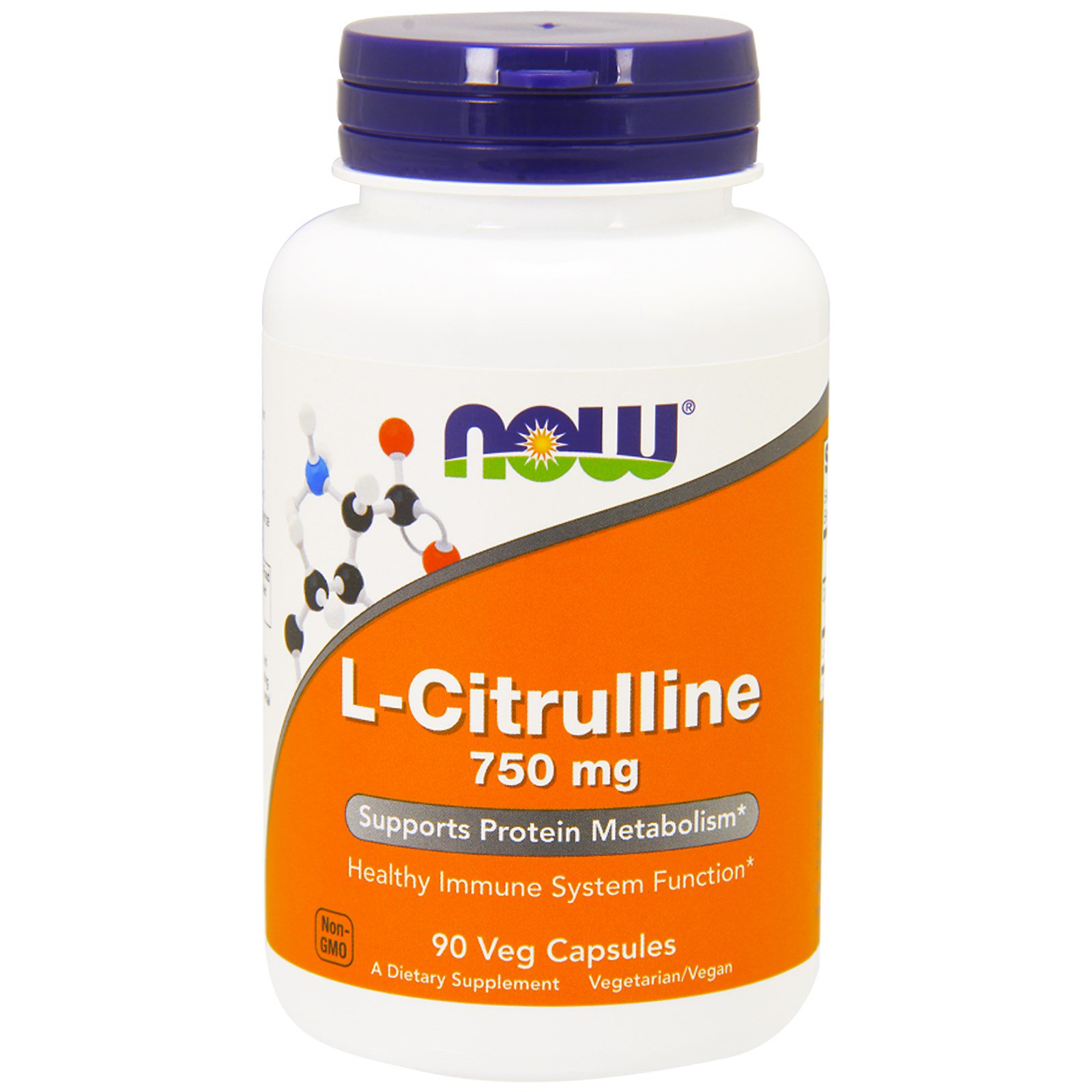 Цитрулин NOW Citrulline 750 мг 90 капс (Нау Цитрулин 750 мг 90 капс)