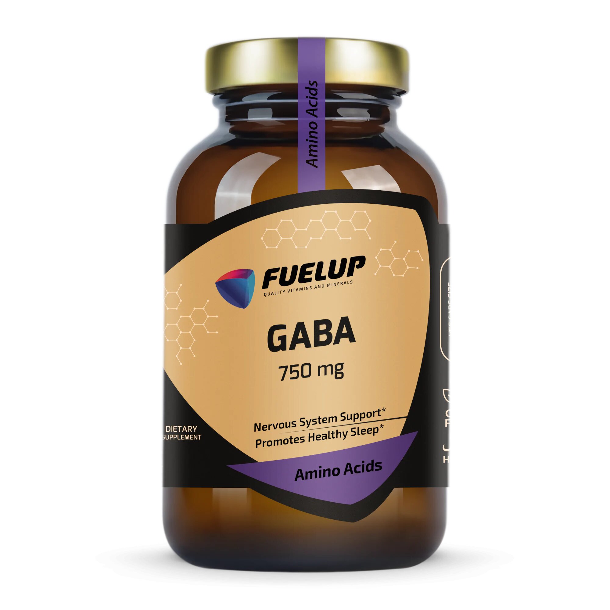 Габа Fuel-Up Gaba 750 mg 100 вкапс (Фул-Ап Габа 100 вкапс)