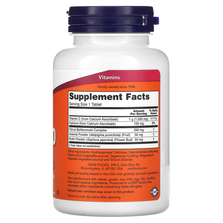 NOW Vitamin C-1000 мг Buffered Complex 90 таб (Витамин С 1000 мг Комплекс 90 таб)