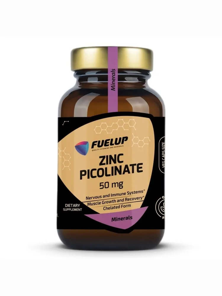 Цинк Fuel-Up Zinc Picolinate 50 mg 60 вкапс (Фул-Ап Цинк Пиколинат 60 вкапс)