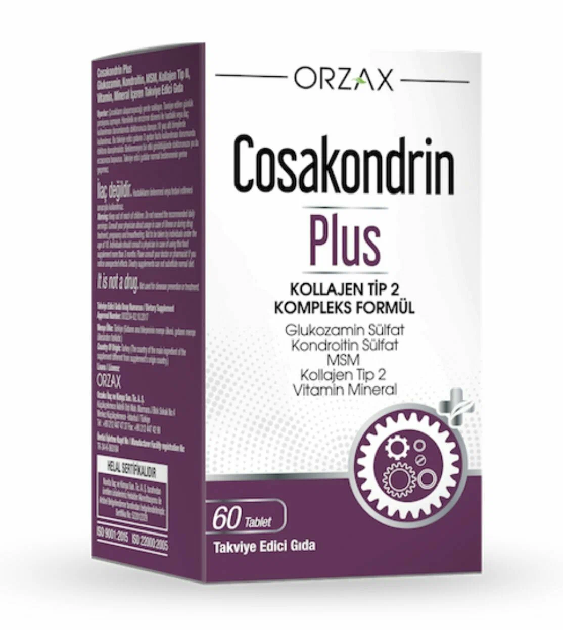 Для суставов и связок ORZAX Cosakondrin MSM Complex 60 таб 