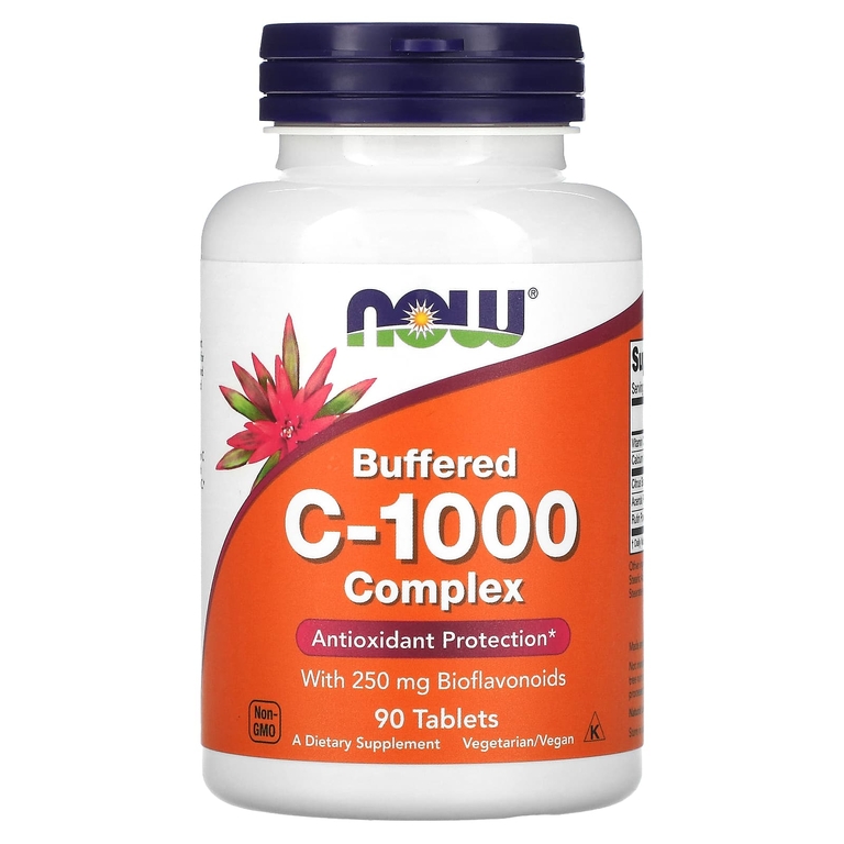 NOW Vitamin C-1000 мг Buffered Complex 90 таб (Витамин С 1000 мг Комплекс 90 таб)