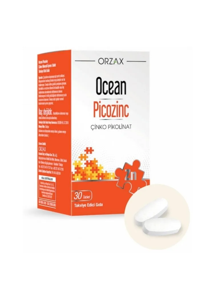 Цинк ORZAX Picozink 30 таб ( Орзакс Пикоцинк 30 таб)