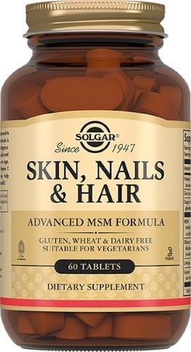 Для волос, ногтей и кожи Solgar Hair Skin Nails 60 таб (Солгар Кожа Волосы Ногти 60 таб)