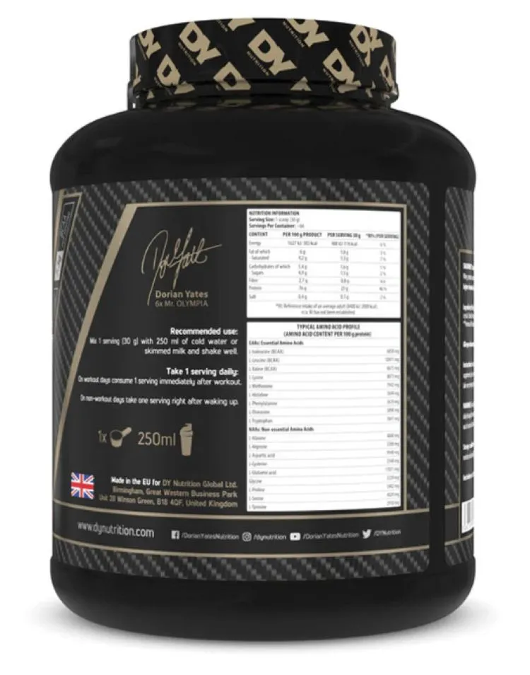 Dorian Yates Shadowhey Concentrate 2000 гр (Дориан Йеитс Шадоувей Концентрат 2000 гр )