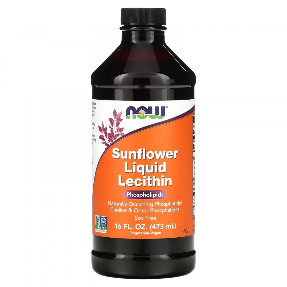 Лецитин NOW Sunflower Lecithin 473 мл (Нау Подсолнечный Лецитин 473 мл )