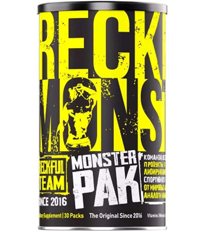 Общие Витамины Reckful Monster Pak 30 пак (Рекфул Монстер Пак 30 пак)