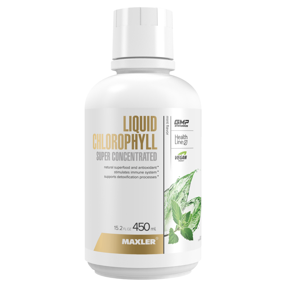 Maxler Chlorophyll Liquid Super Concentrated 450 мл (Макслер Хлорофил Ликуид Супер Концентрат 450мл)