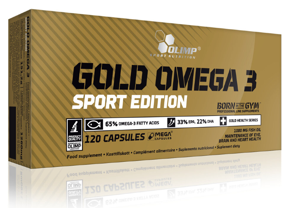 OLIMP Gold Omega 3 120 капс (ОЛИМП Голд Омега 3 120 капс)