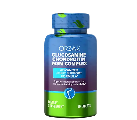 ORZAX Glucosamine-Chondroitin-MSM Complex 90 таб (Орзакс Глюкозамин-Хондроитин комлекс 90 таб)