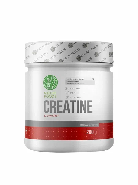 Креатин Nature Foods Creatine 200 гр (Натуре Фудс Креатин 200 гр)