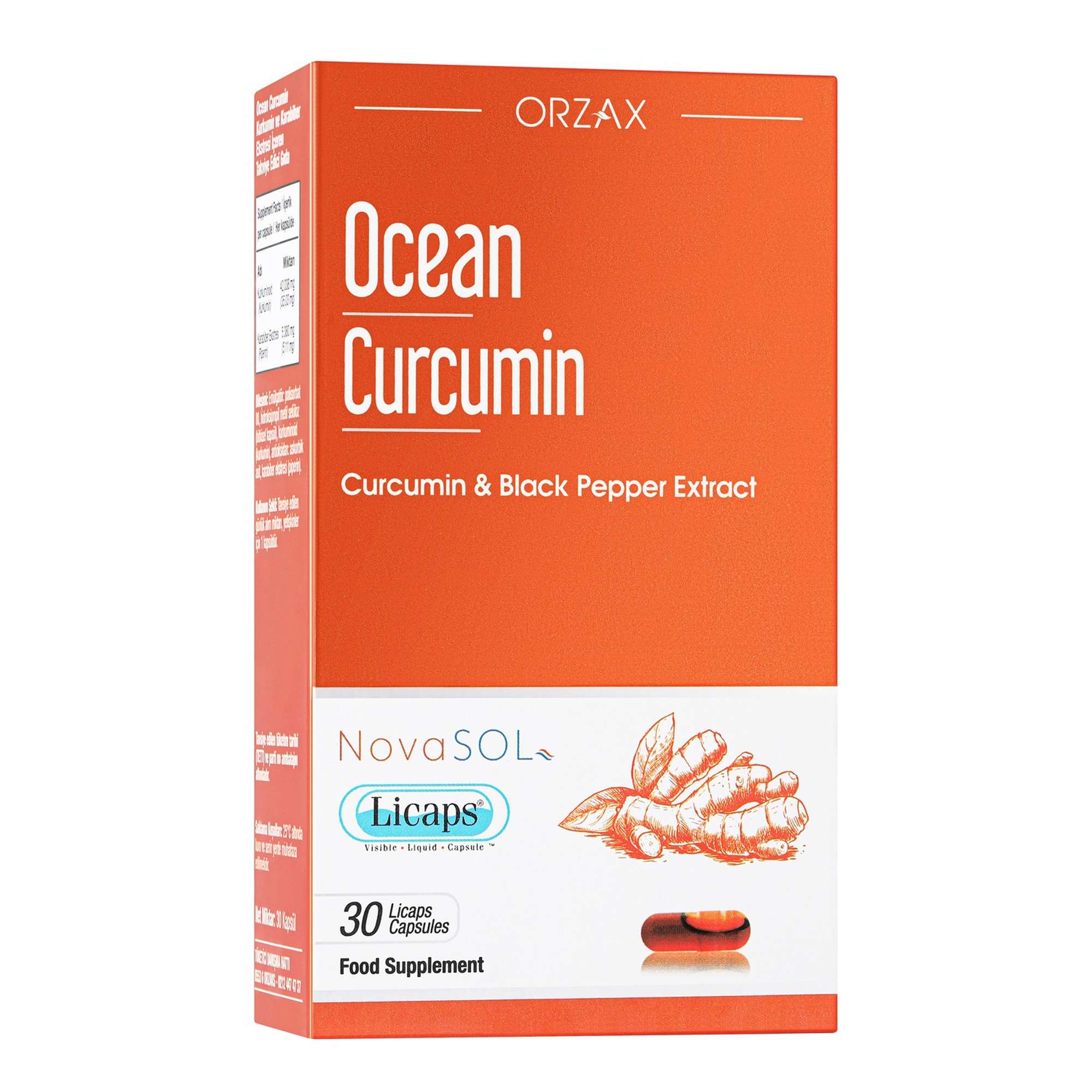 Куркумин Orzax Ocean Curcumin 30 капс (Орзакс Куркумин 30 вкапс )
