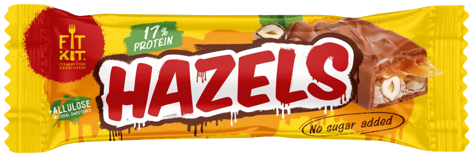 Батончик Fit Kit HAZELS Crispy 45 гр