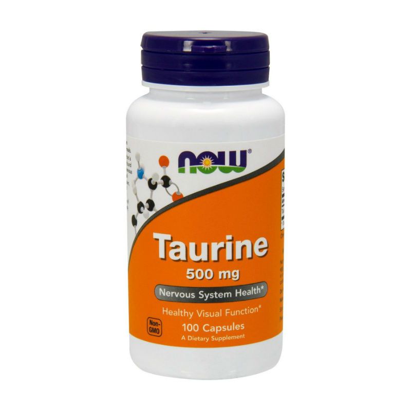 Таурин NOW Taurine 500 мг 100 капс (Нау Таурин 500 мг 100 капс)Марка