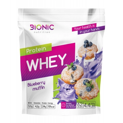 Сывроточный протеин Bionic Nutrition Whey 100% 2000 г (Бионик Нутришион 100% Вей 2000 г)