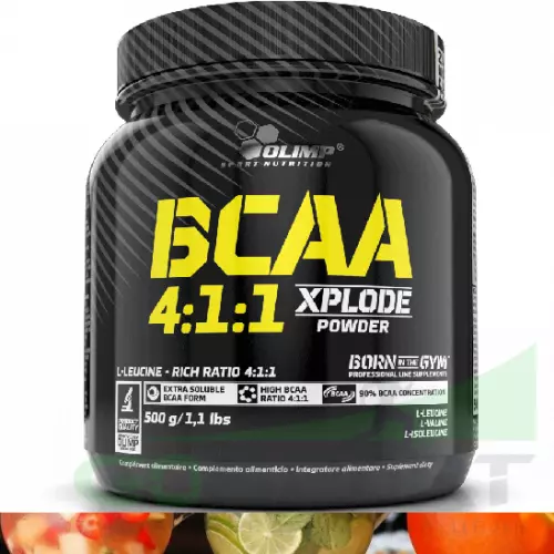 БЦАА OLIMP BCAA Xplode 4:1:1 500 гр (Олимп БЦАА Иксплоид 4:1:1 500 гр) (Фрукты)