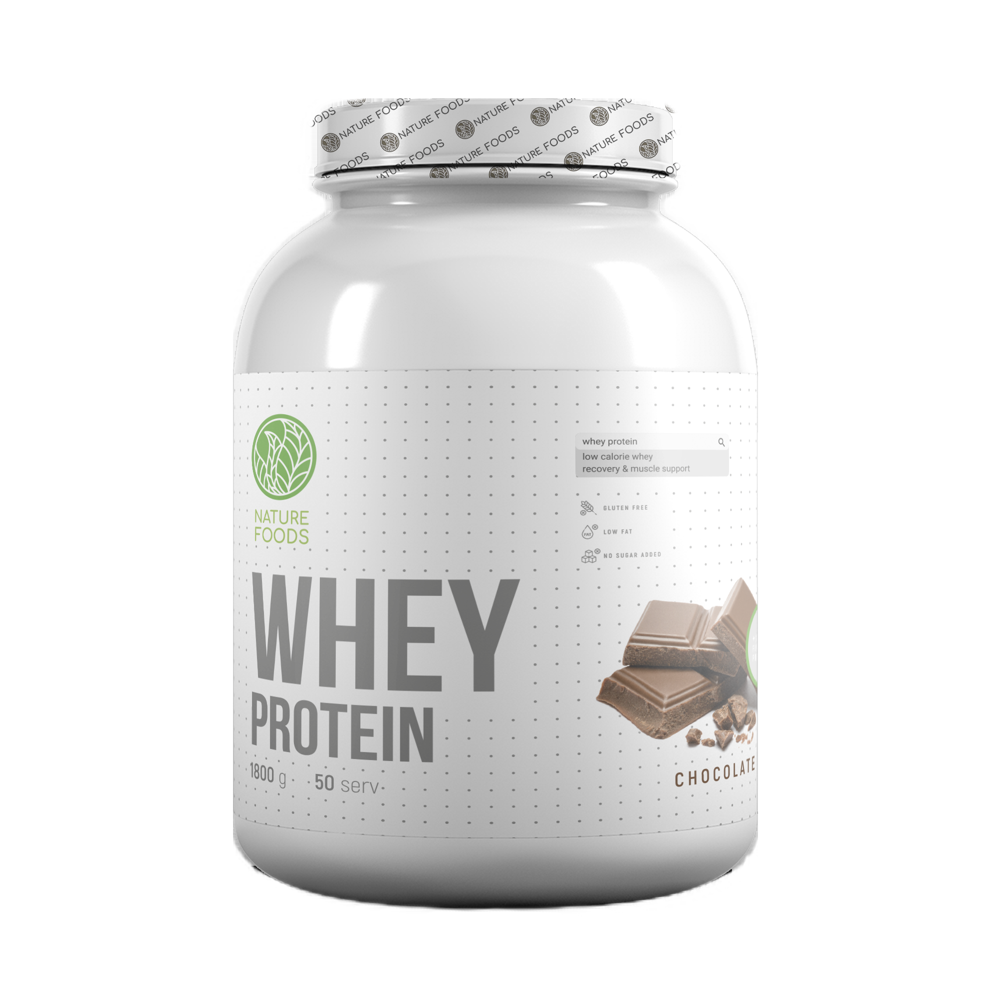 Сывороточный протеин Nature Foods Whey 1800 гр (Натуре Фудс Вей 1800 гр)
