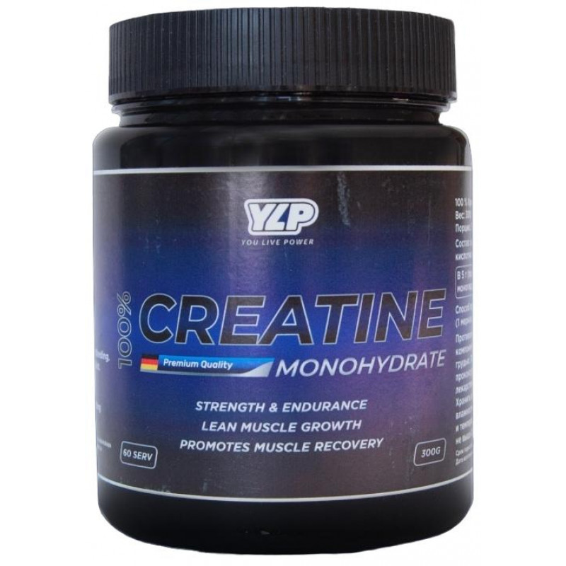 Креатин в порошке YLP Creatine Monogydrate 300 гр (ЮЛП Креатин Моногидрат 300 гр)