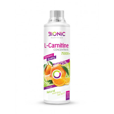 Л-карнитин Bionic Nutrition L-Carnitin Concentrate 75000 mg 500 мл (Бионик Л-Карнитин 500 мл)