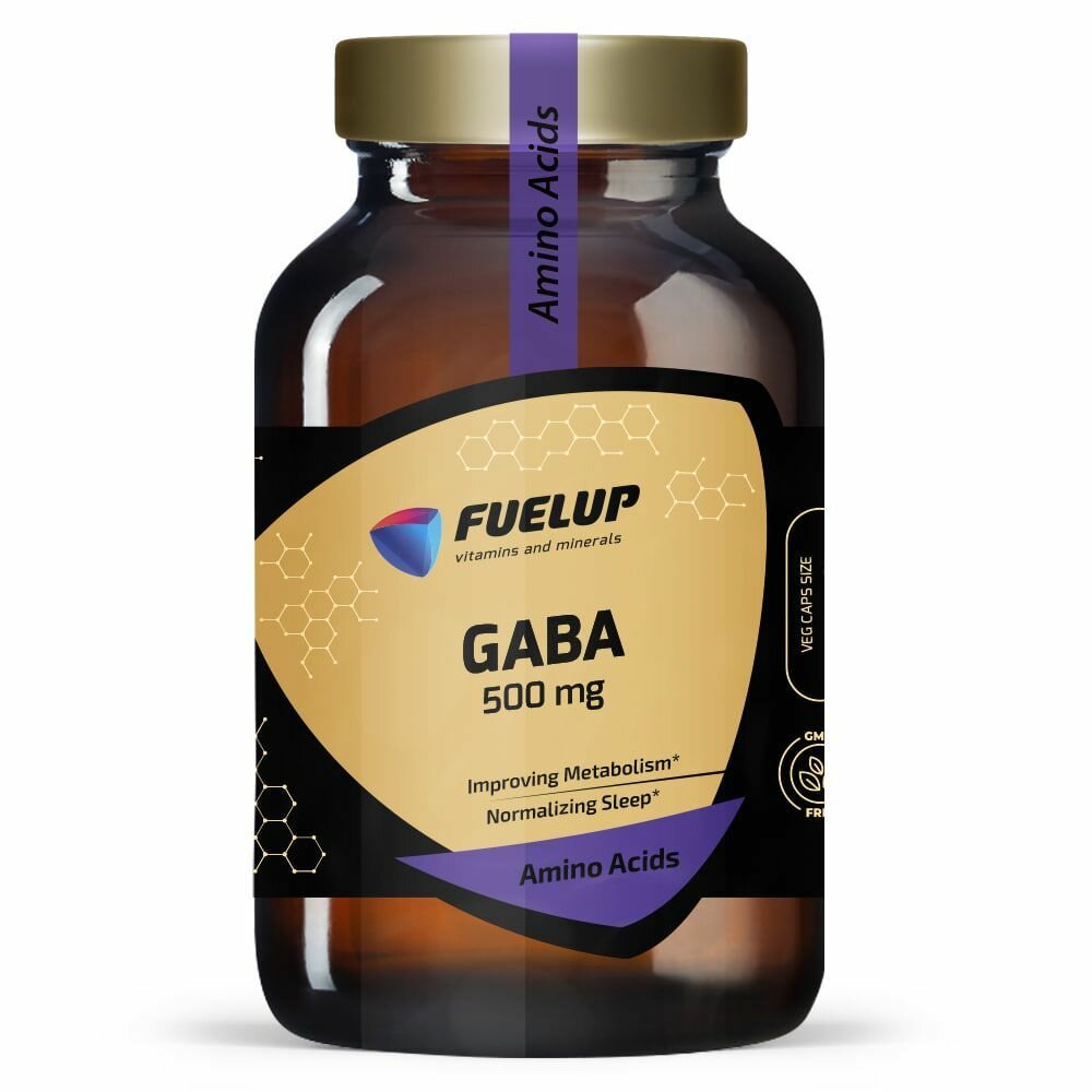 Габа Fuel-Up Gaba 500 mg 100 вкапс (Фул-Ап Габа 100 вкапс) Марка