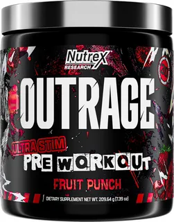 Предтренировочный комплекс Nutrex Ourtage Ultra Stim Pre Workout 209 г (Фруктовый пунш)