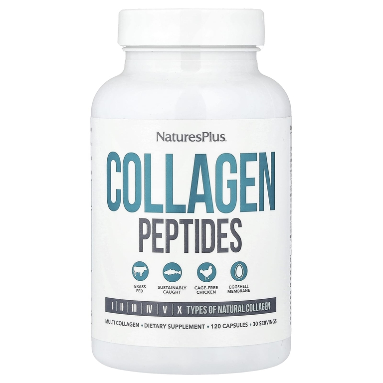 Коллаген Natures Plus Collagen peptides 120 капс ( Натурес Плас Коллаген Пептидный 120 капс)