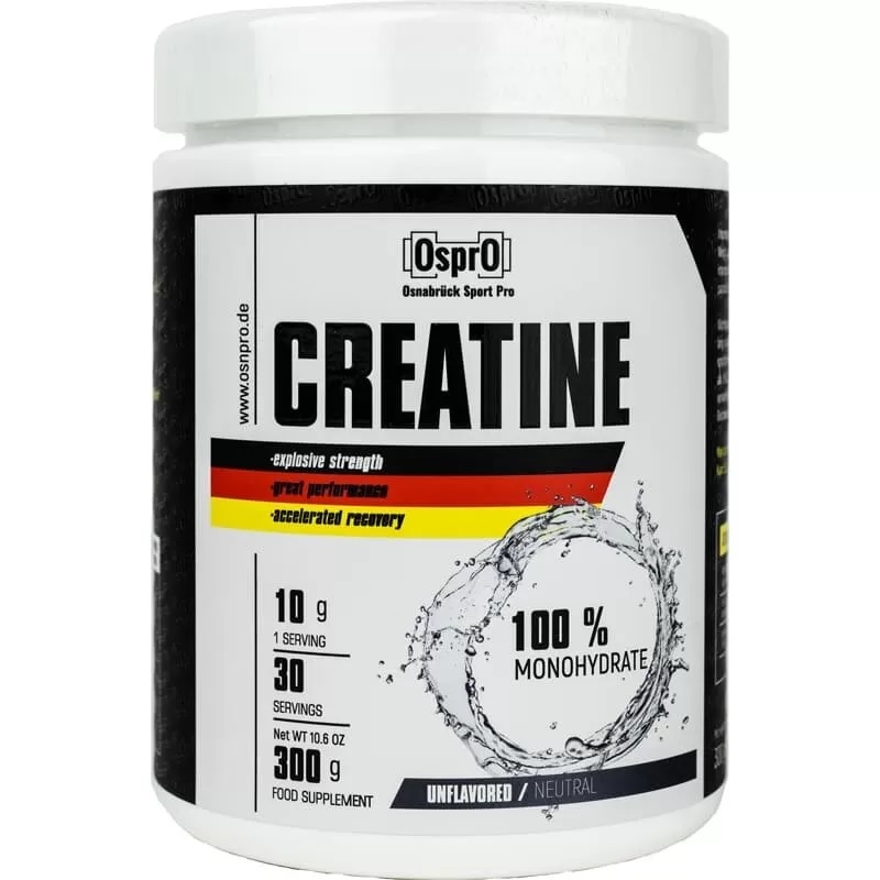 Креатин в порошке Ospro 100% Monohydrate Creatine 300 гр (Оспро 100% Моногидрат Креатин 300 гр)