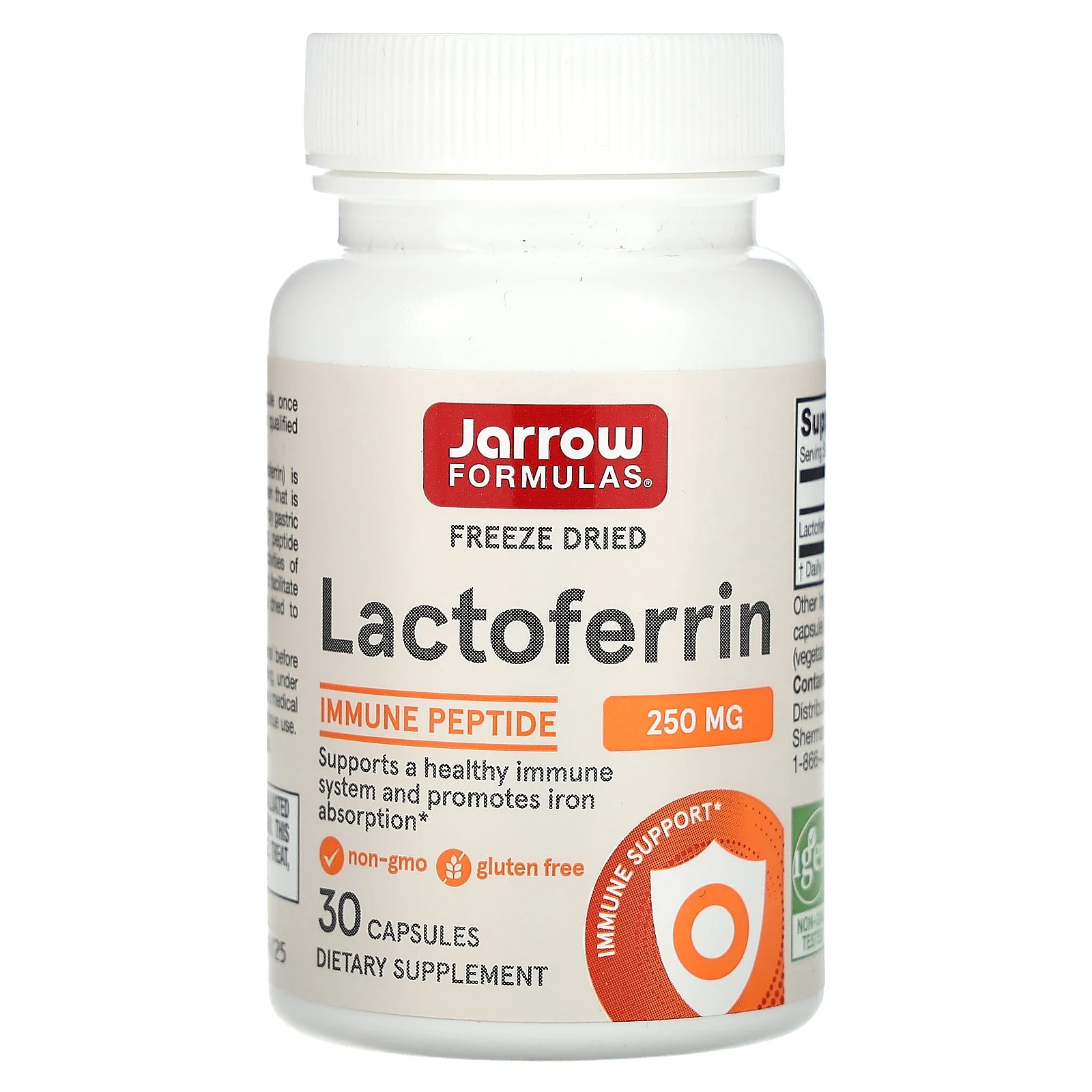 Jarrow Formuls Lactoferrin Caps 30 вкапс ( Жарров Лактоферрин 30 вкапс)