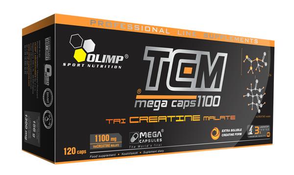 Креатин OLIMP TCM 1100 mega caps 120 капс (ОЛИМП Трикреатин малат 1100 мега Капс)
