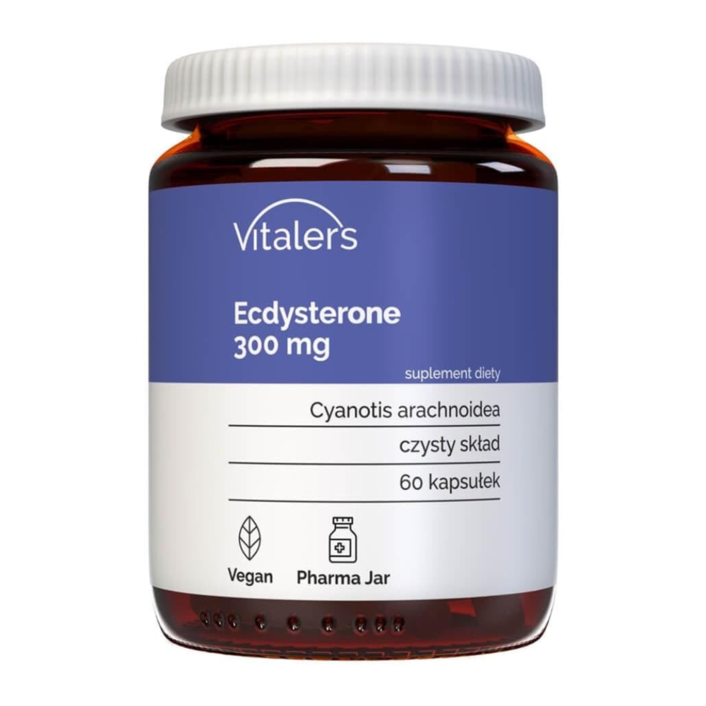Экдистерон Vitalers Ecdysterone 300 mg 60 капс (Виталерс Экдистерон 60 капс)