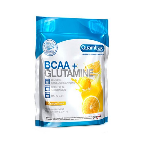 БЦАА Quamtrax BCAA + Glutamine 500 гр (Куамтракс БЦАА + Глютамин 500 гр)