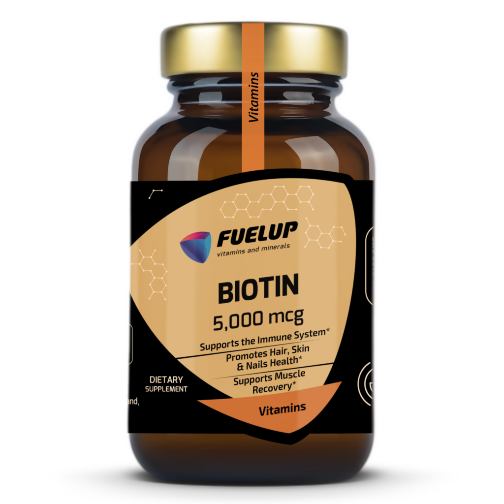 Витамин В7 (Биотин) Fuel-Up Biotin 5000 mcg 60 вкапс (Фул-Ап Биотин 5000 мкг 60 вкапс) Марка